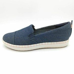Cloudsteppers By Clarks Loafer Shoes Blue 7.5